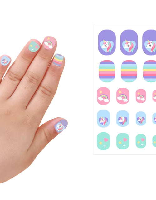 Load image into Gallery viewer, New Children Nail Stickers Cartoon DIY Nail Decorative Sticker Girls Cute Nails Temporary Stickers Kids Nails Art Stickers
