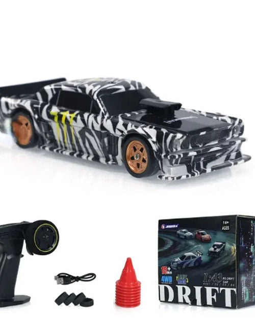 Load image into Gallery viewer, 2.4G RC Drift Car 1/43 4WD Remote Control Car High Speed Four Wheel Drive Radio Controlled Mini Racing Car Model Boy Toy Gift
