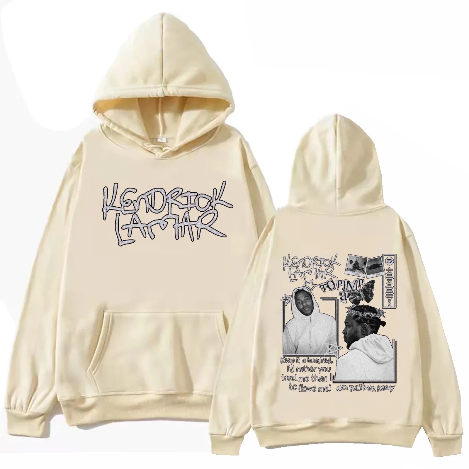 Kendrick Lamar 2024 Hoodie Harajuku Hip Hop Pullover Tops Man Woman Sweatshirt